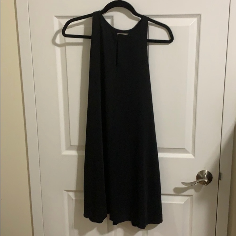 Loft Black Trapeze Dress